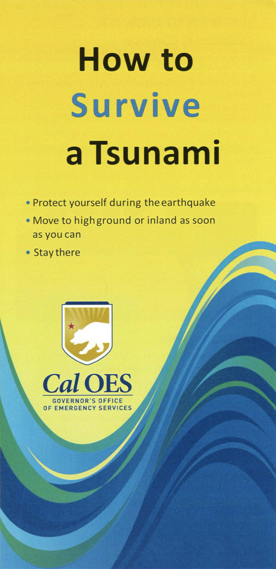 Cal OES Tsunami Brochure